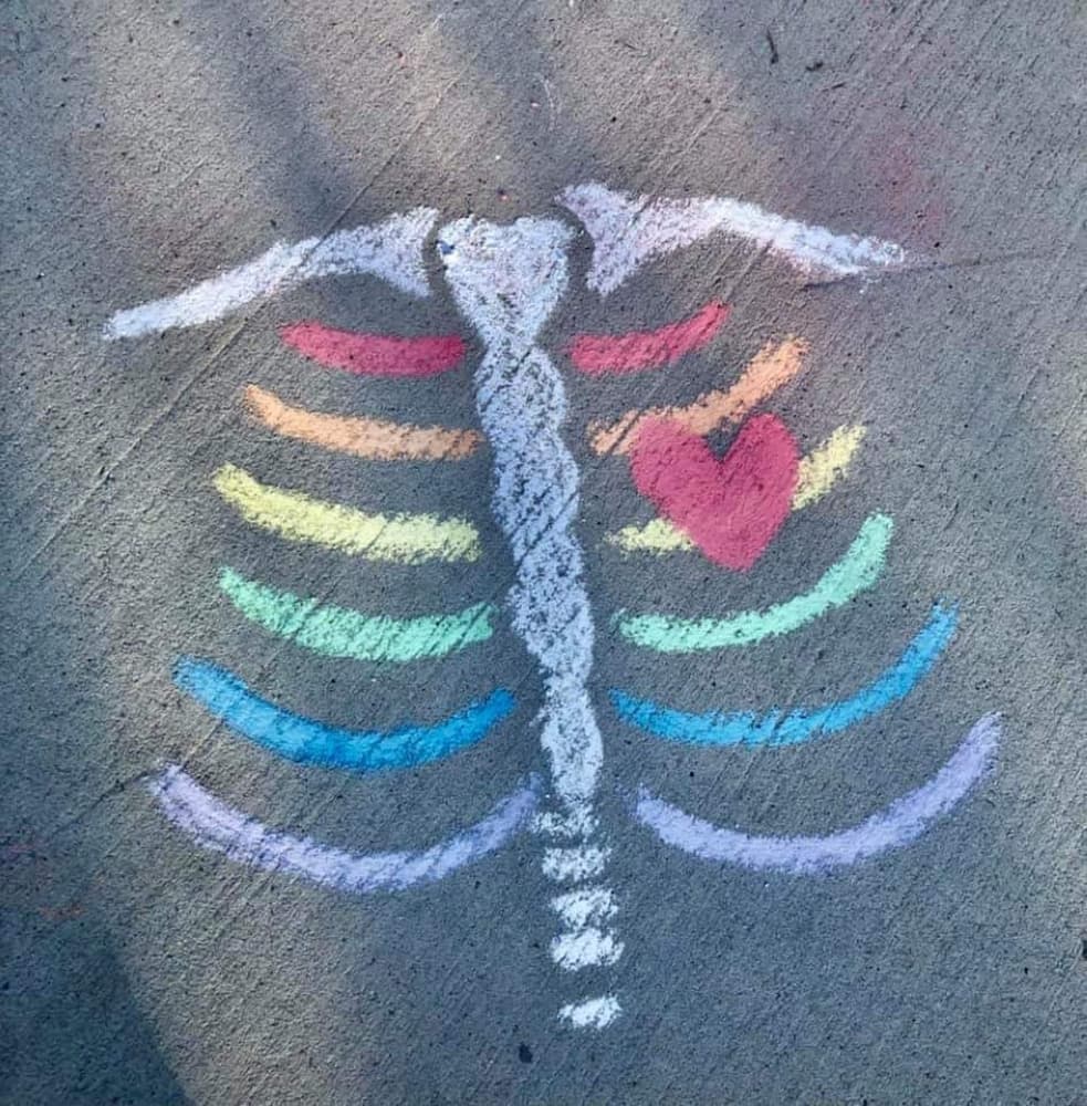 Themes expressed at the early morning event included love and solidarity. (Courtesy The Woodlands Coalition for Equality)