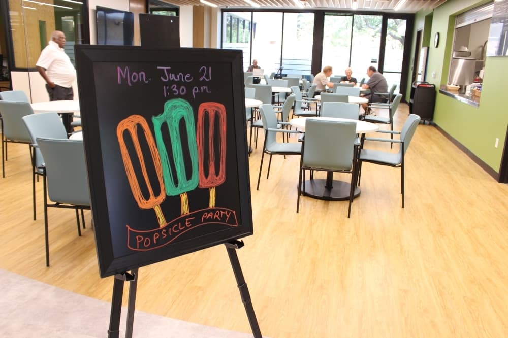 Events such as popsicle parties are held at the center. (Olivia Lueckemeyer/Community Impact Newspaper)