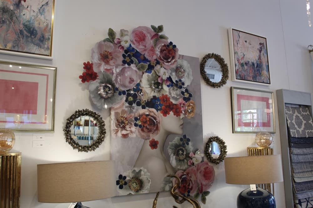 The owners of Manor Interiors hope to wow customers with unique pieces at their Southlake retail store. (Kira Lovell/Community Impact Newspaper)