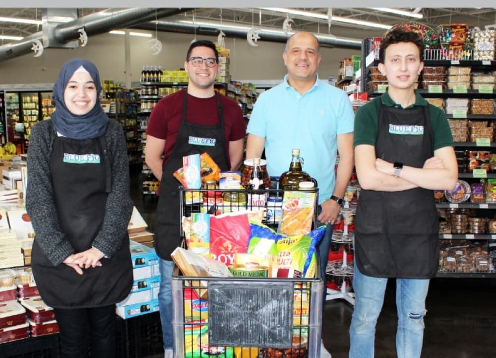 Blue Fig International Market in Plano stocks groceries from around the world