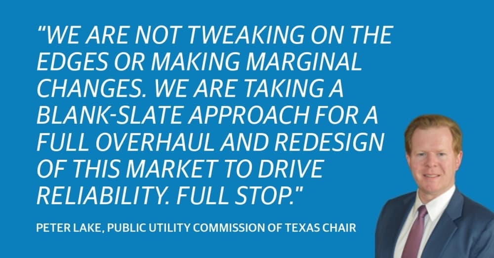 Texas electric grid: ERCOT unveils 60-point reliability plan; PUC to work toward 'full overhaul' of market