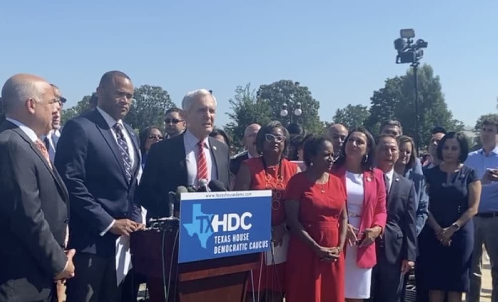 Texas House Democrats and Texas Democratic Congressional delegation voice opposition to voting bills in Washington, D.C.