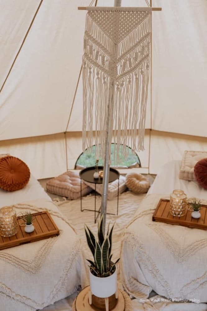 Glamp Woodlands offers luxury tents for The Woodlands area