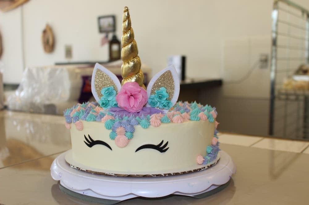 Kakes Keto makes a variety of custom-ordered desserts, including wedding cakes and birthday cakes. (Morgan Jones/Community Impact Newspaper)