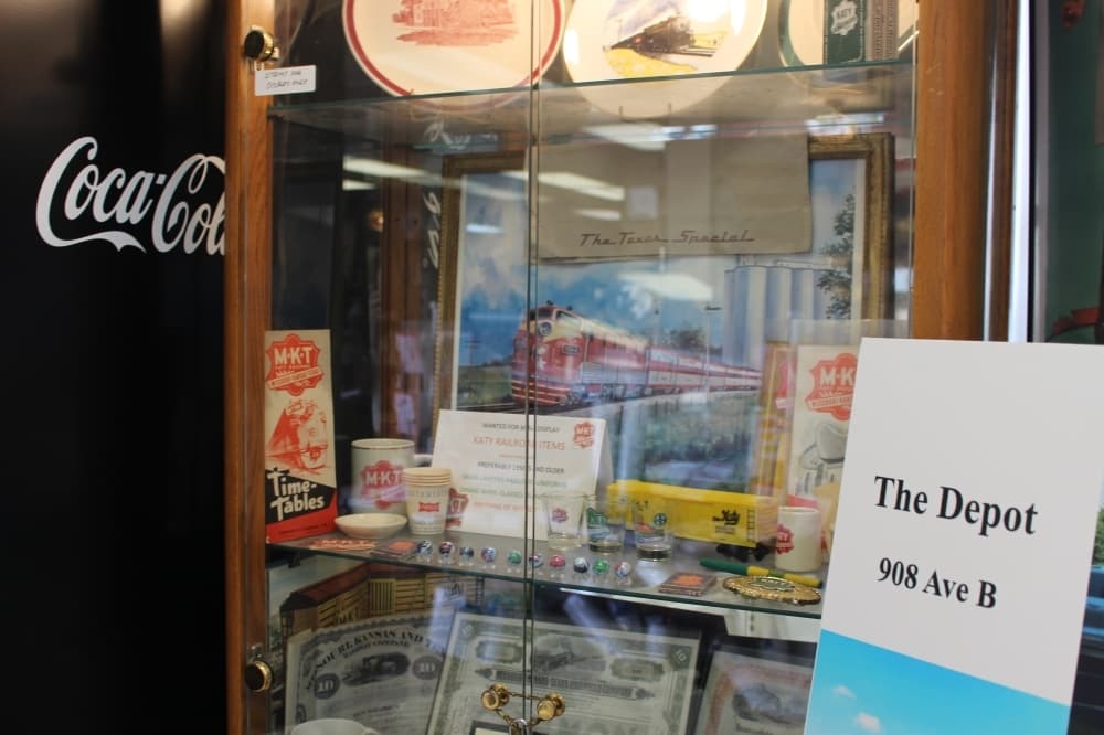 A collection of items at KT Antiques are specific to history in the Katy area.