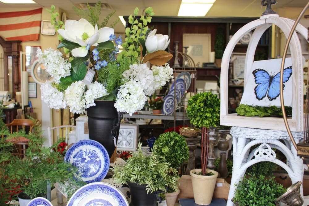 KT Antiques sells vintage as well as reproduction vintage home decor. 