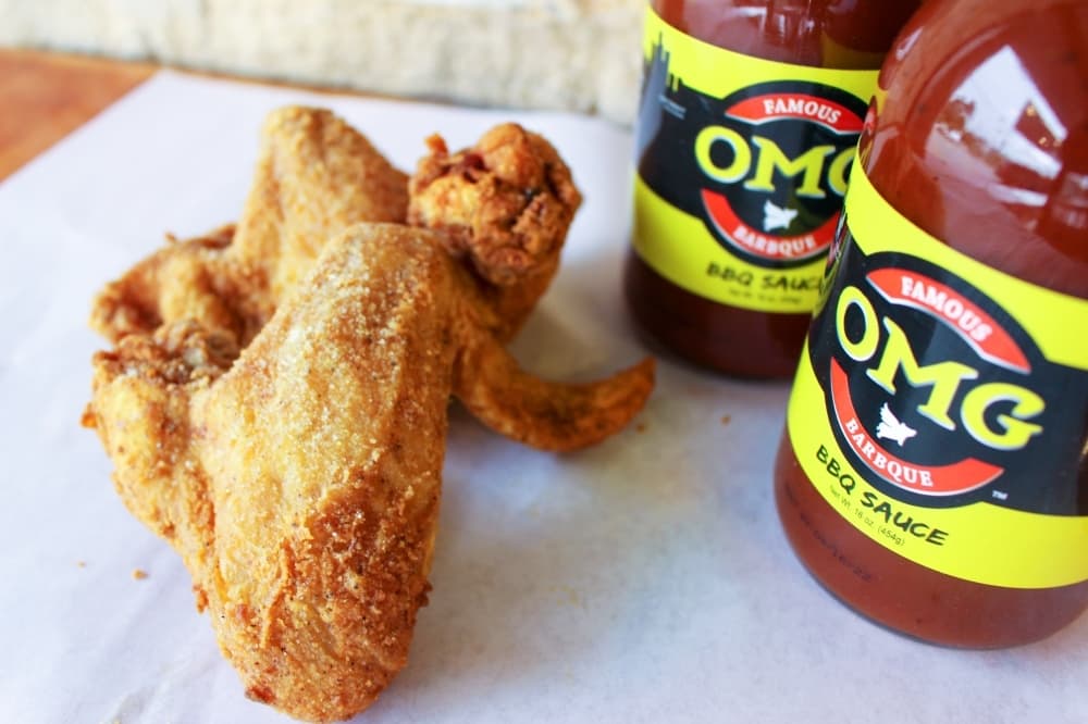 Wings ($2.50 per wing) Cooked-to-order whole wings can be bought individually or as a meal. (Brooke Ontiveros/Community Impact Newspaper)