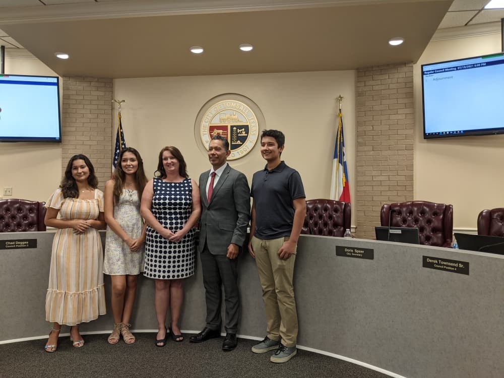 David Esquivel, who has served as the interim city manager since April, was hired as city manager July 19 upon council's unanimous vote. (Anna Lotz/Community Impact Newspaper)