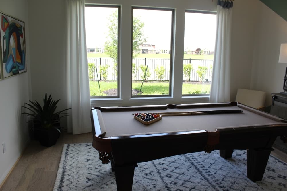 The house includes a game room with space for a pool table or other amenities. (Savannah Kuchar/Community Impact Newspaper)