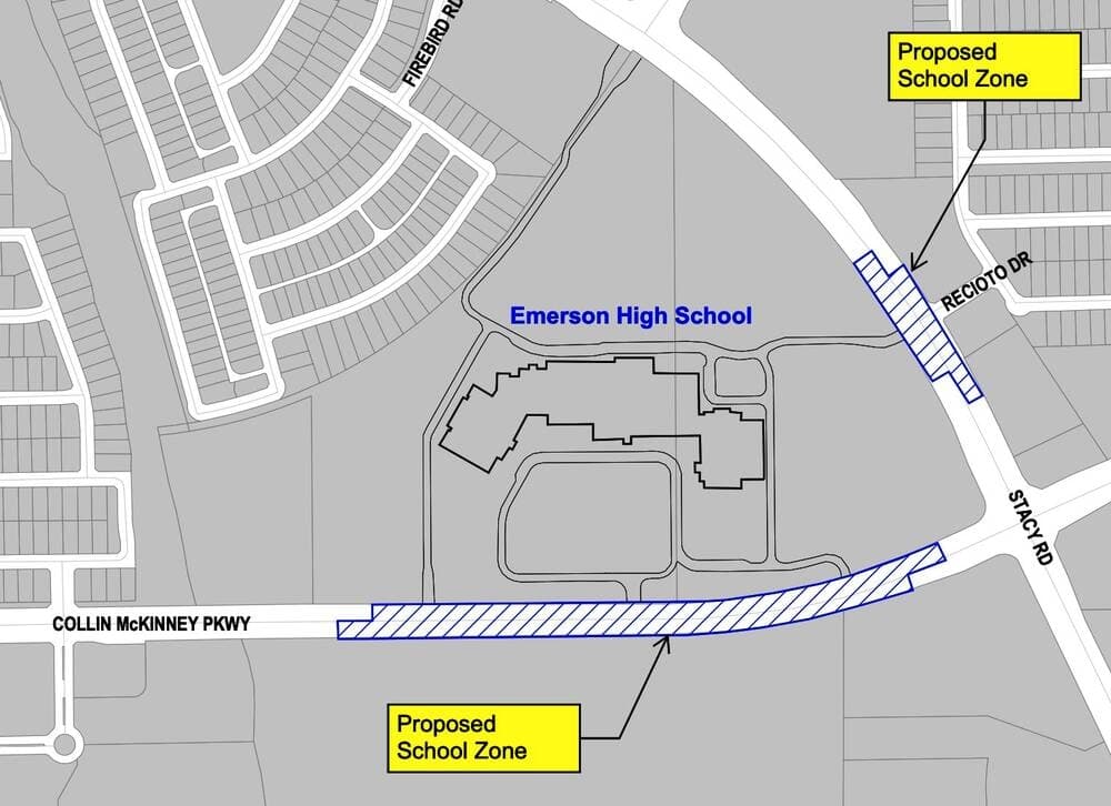 McKinney establishes school zones for new Emerson High