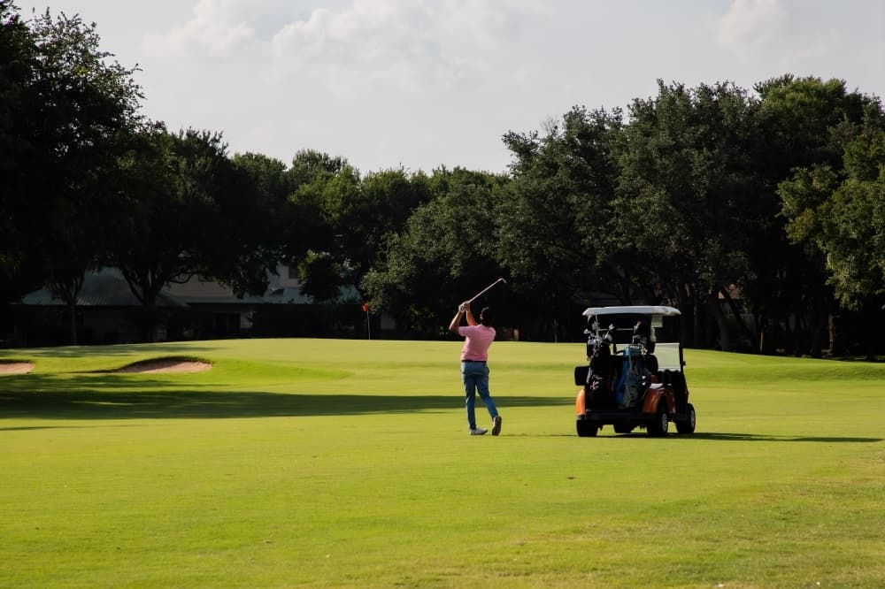 The Berry Creek Country Club has multiple levels of membership that allow for access to different amenities, including a golf course. (Trent Thompson/Community Impact Newspaper)