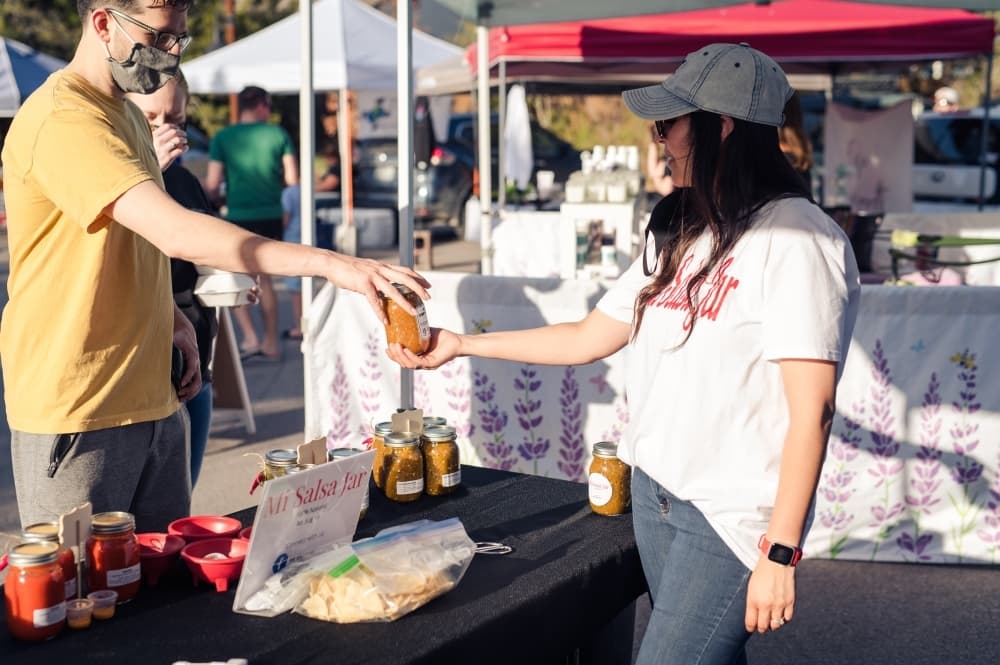 Savory Farmers Market vendors sell seafood, meats, wine and more. (Courtesy Savory Farmers Market)