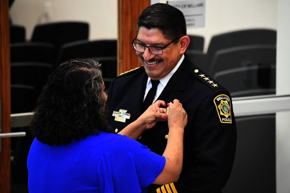 Lopez sworn in as Bellaire’s new police chief
