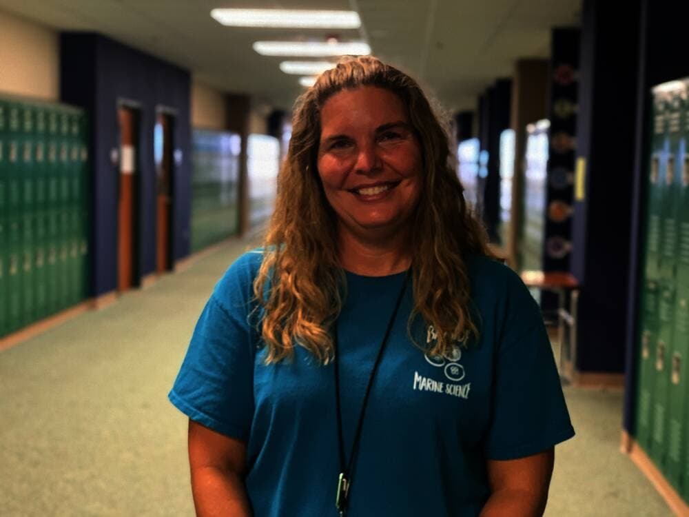 Andrea Newby created a marine science elective for students in eighth grade. (Courtesy of Clear Creek ISD)