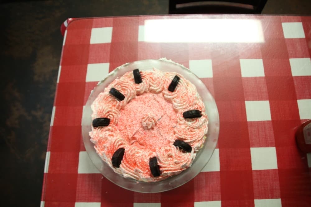 Prettiest pie: Peppermint patty pie (Megan Cardona/Community Impact Newspaper)