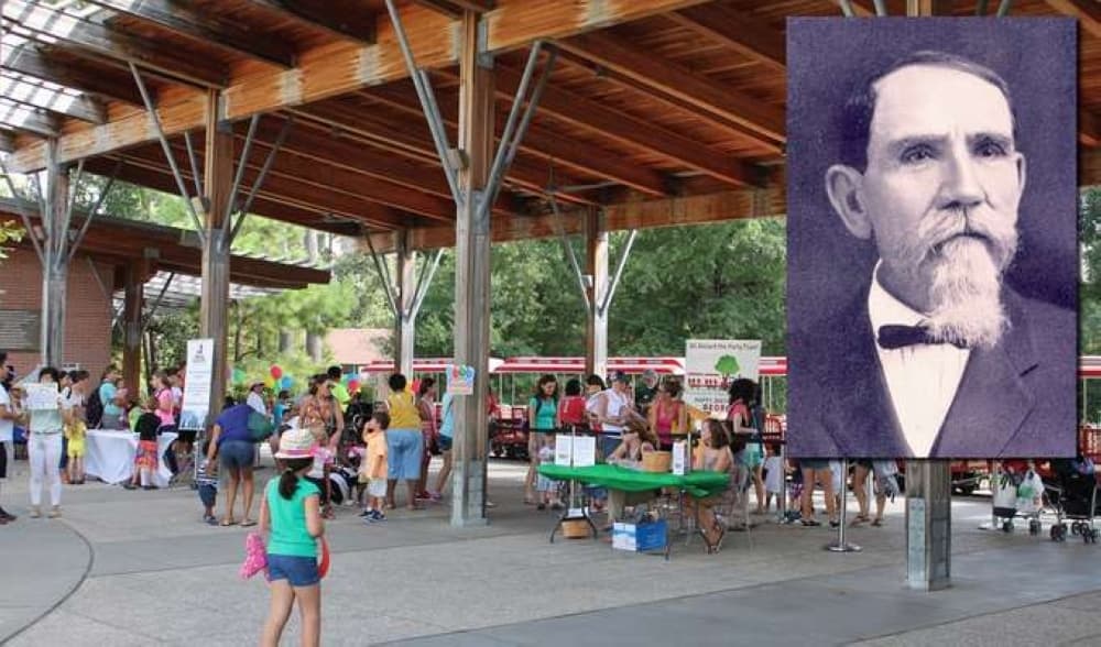 The Hermann Park Conservancy will celebrate the 178th birthday of the man who gifted the parkland to the city of Houston on Aug. 6. (Courtesy Hermann Park Conservancy)