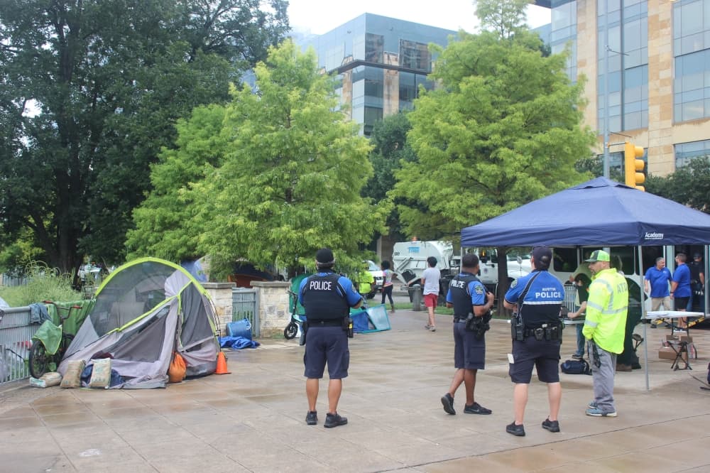 City-backed homeless encampment relocations continue days ahead of shift in Austin camping ban enforcement