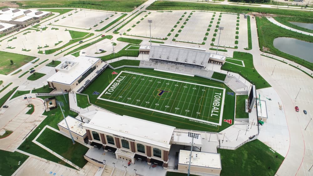 Tomball ISD celebrates opening of Grand Lakes Junior High School, 10,000-seat stadium