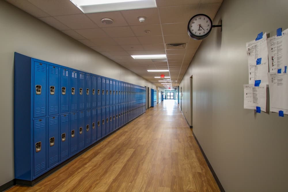 Grand Lakes Junior High School can house 1,645 students in grades 7-8. (Courtesy Lockwood, Andrews & Newnam Inc.)