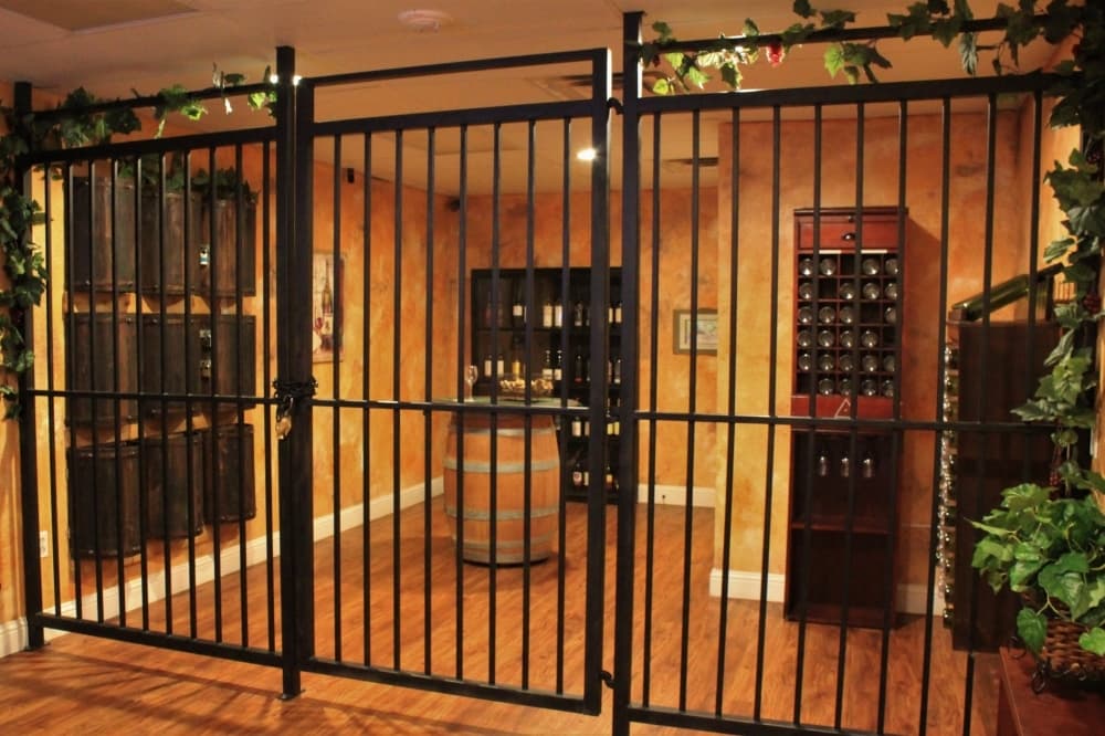 "The Wine Vault" is one of the Grapevine-themed rooms available for reservation at The Grapevine Escape. (Sandra Sadek/Community Impact Newspaper)