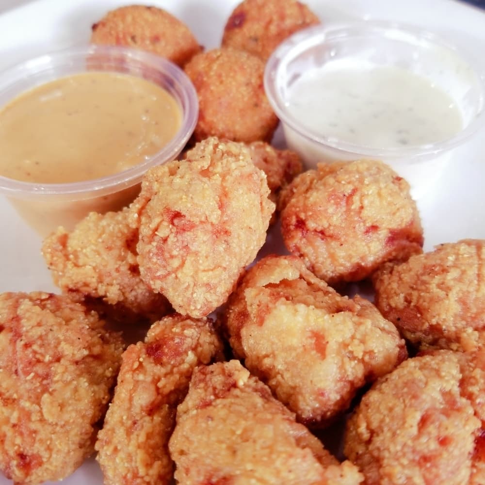 Gator bites, made with real alligator, are among the items recently added to THE Cajun Market’s menu. (Courtesy THE Cajun Market)