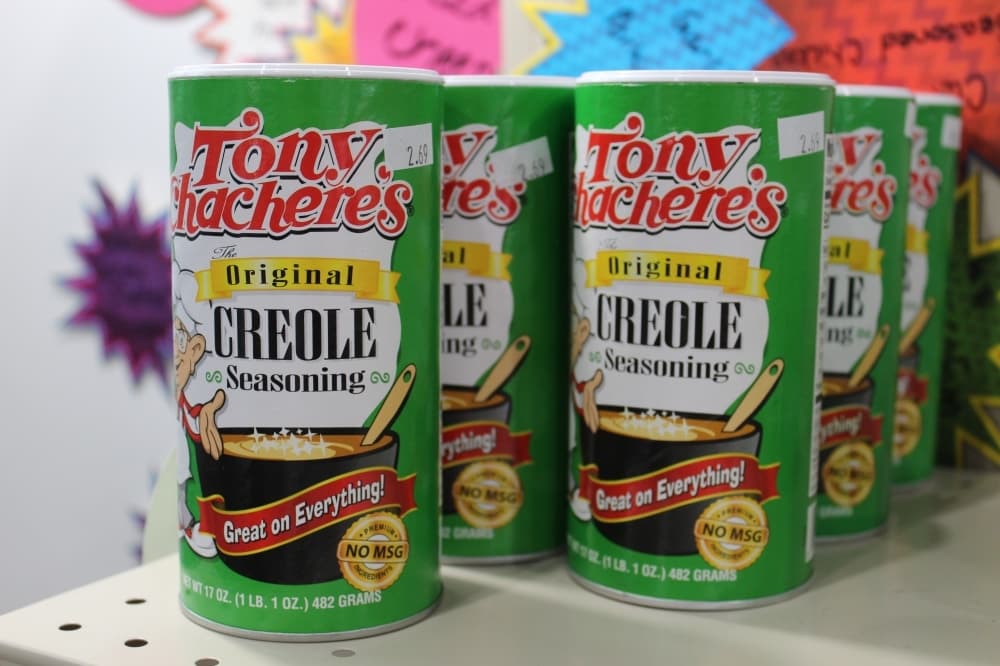 In addition to hot food, THE Cajun Market also sells seasonings, sauces, meats and more items that are hard to find outside of Cajun country. (Kira Lovell/Community Impact Newspaper)
