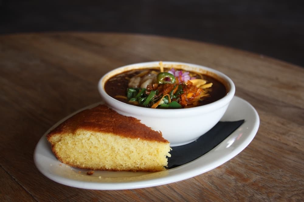 Texas Red Chili is one of the restaurant's best sellers. (Lauren Canterberry/Community Impact Newspaper)
