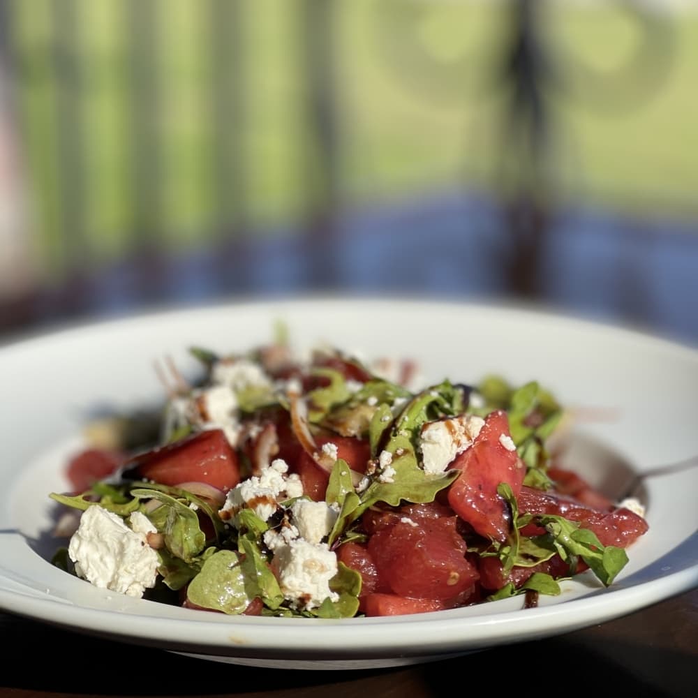 Watermelon salad (Courtesy Bistro Trio Euro Tavern)