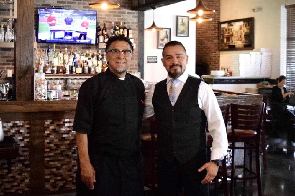 Executive chef Javier Perez (left) and general manager Paco Hernandez.