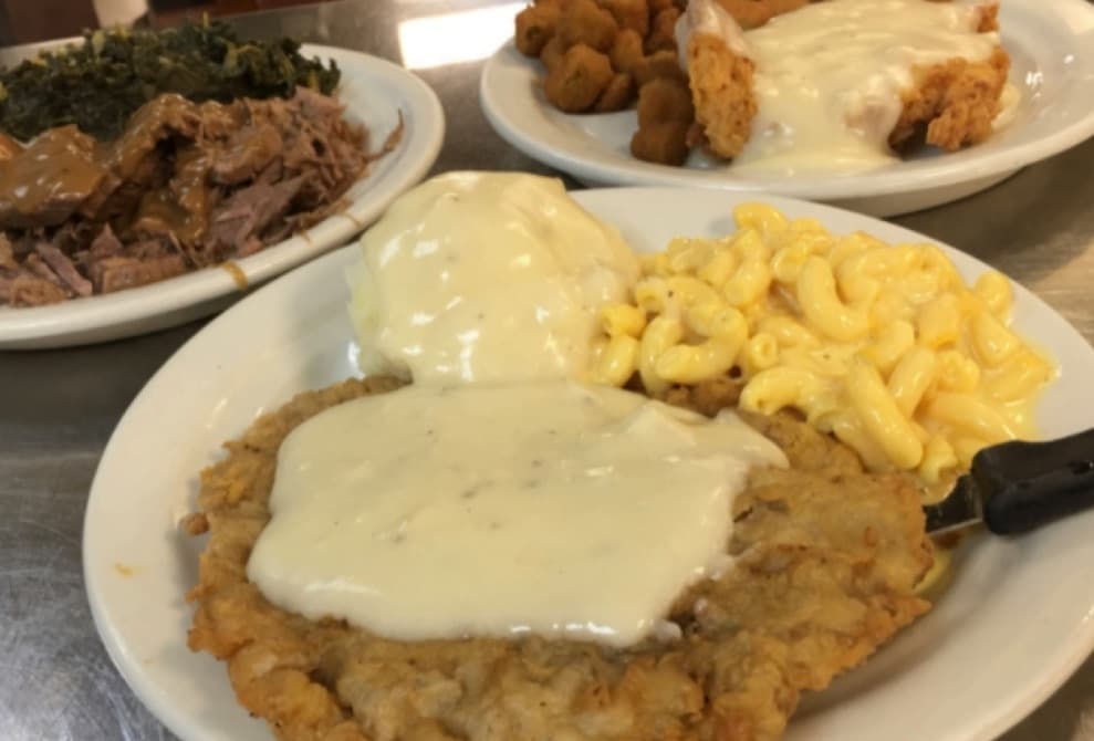 chicken fried steak with gravy