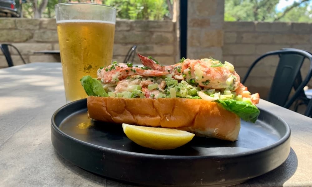 The Garden at Ellera’s Live Maine Lobster Roll offers an East Coast flavor. (market)