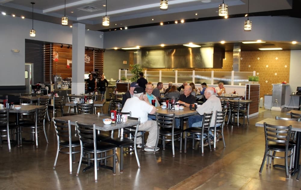 In Feb. 2021, Ibishi opened another restaurant, Scrambler Café, in Murphy. His five-year goal is to open two or three more Hydeout Cafes in the area. (Karen Chaney/Community Impact Newspaper)