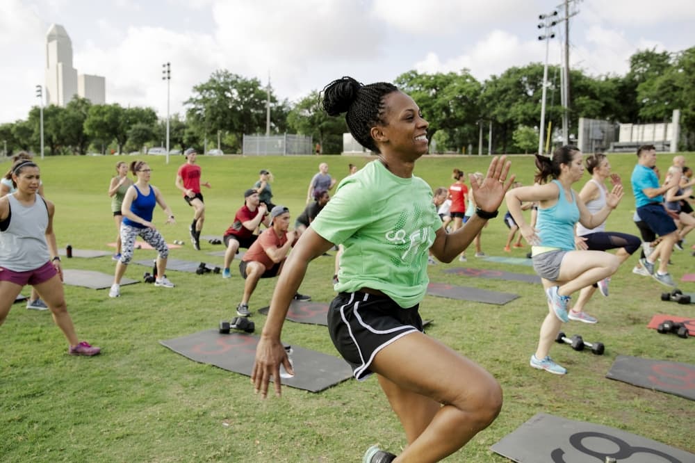 Camp Gladiator offers a full-body 60 minute workout for all skill levels. 