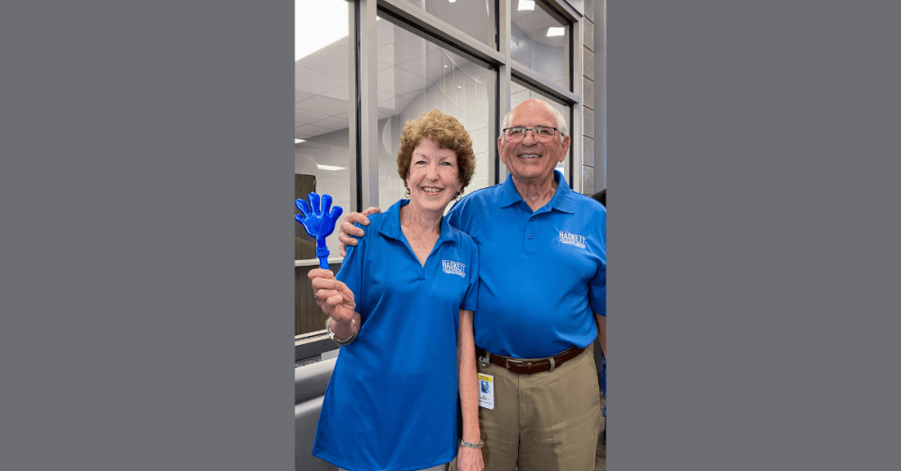 Bill and Cindy Haskett, namesakes of Haskett Jr. High