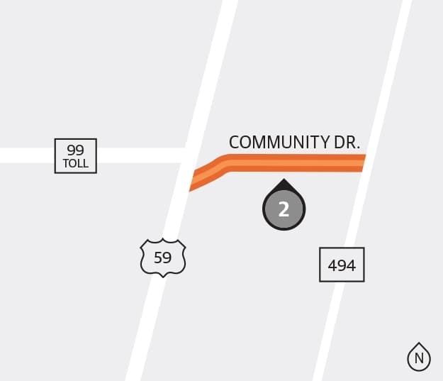 Construction on Community Drive expansion to wrap up in September
