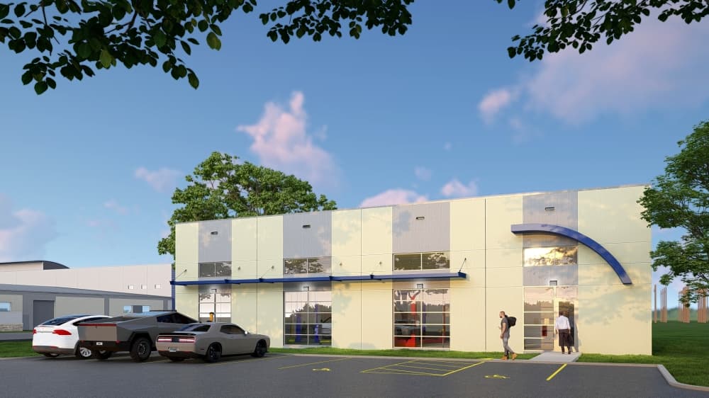 Photo of Faraday Center being currently built 