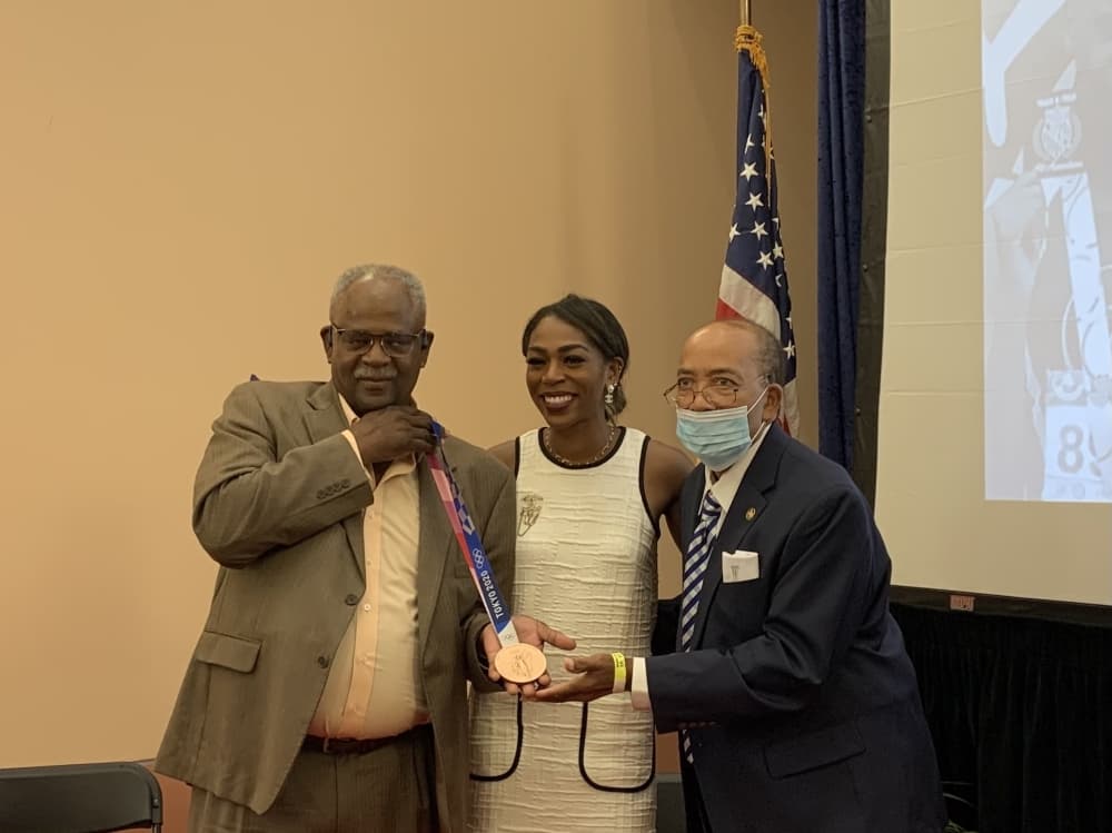 Olympic bronze medalist Raevyn Rogers comes home to Missouri City