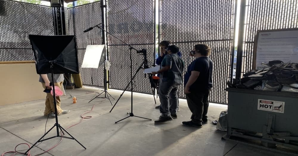 Members of the Spectrum Fusion media team, who have served clients like Johnson & Johnson to the River Oaks Chamber Orchestra, will now have a new workspace starting Sept. 30. (Courtesy Spectrum Fusion)