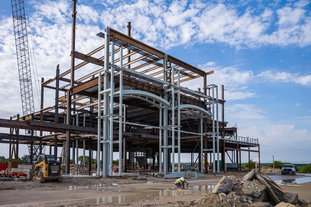 UNT at Frisco's first building on May 28, 2021. (Courtesy University of North Texas)