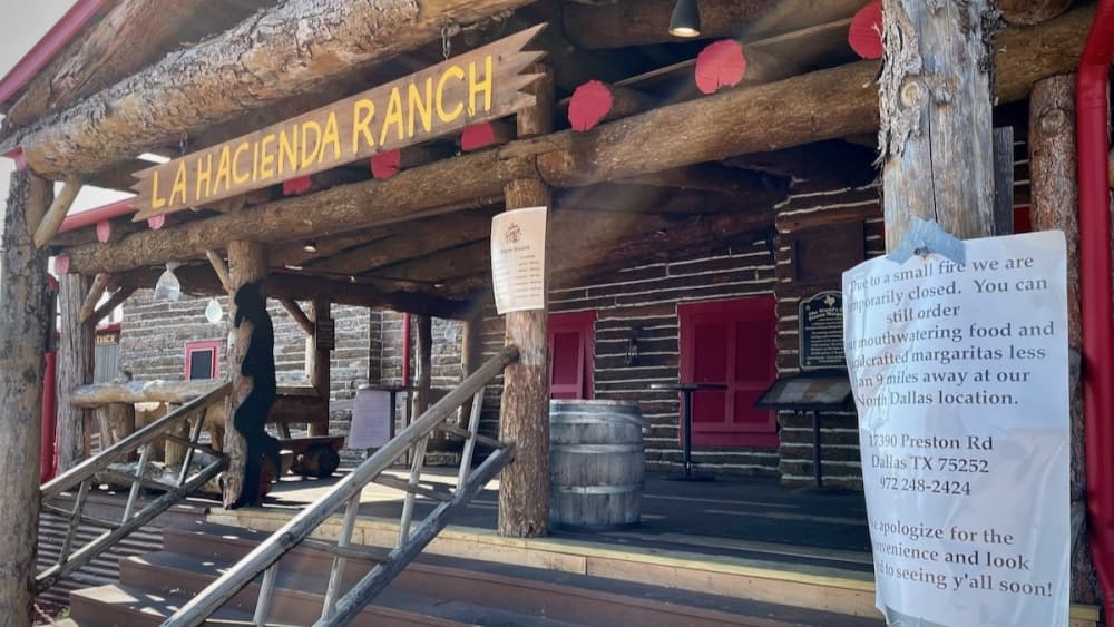La Hacienda Ranch in Frisco temporarily closed due to kitchen fire