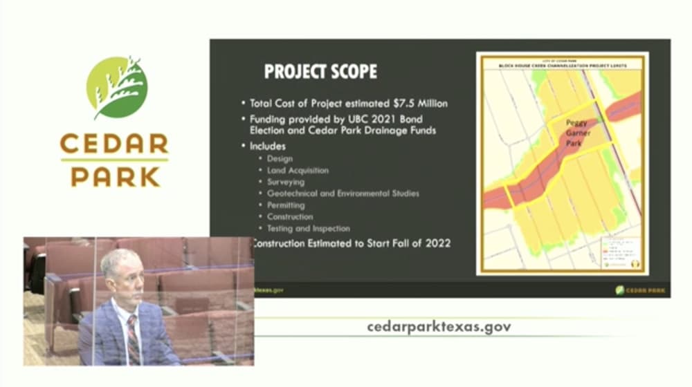 Cedar Park’s 'highest-priority' stormwater project to begin work in 2022