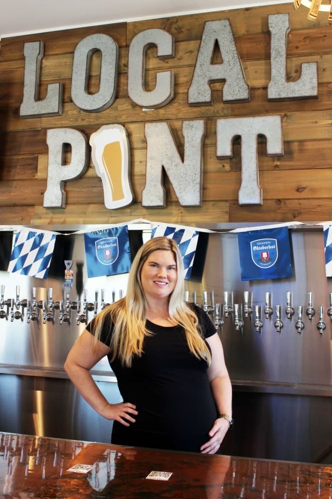 
Anna Sage co-owns Local Pint along with Phillip Coleman, Scott Girling and her dad, Jeff Borland.