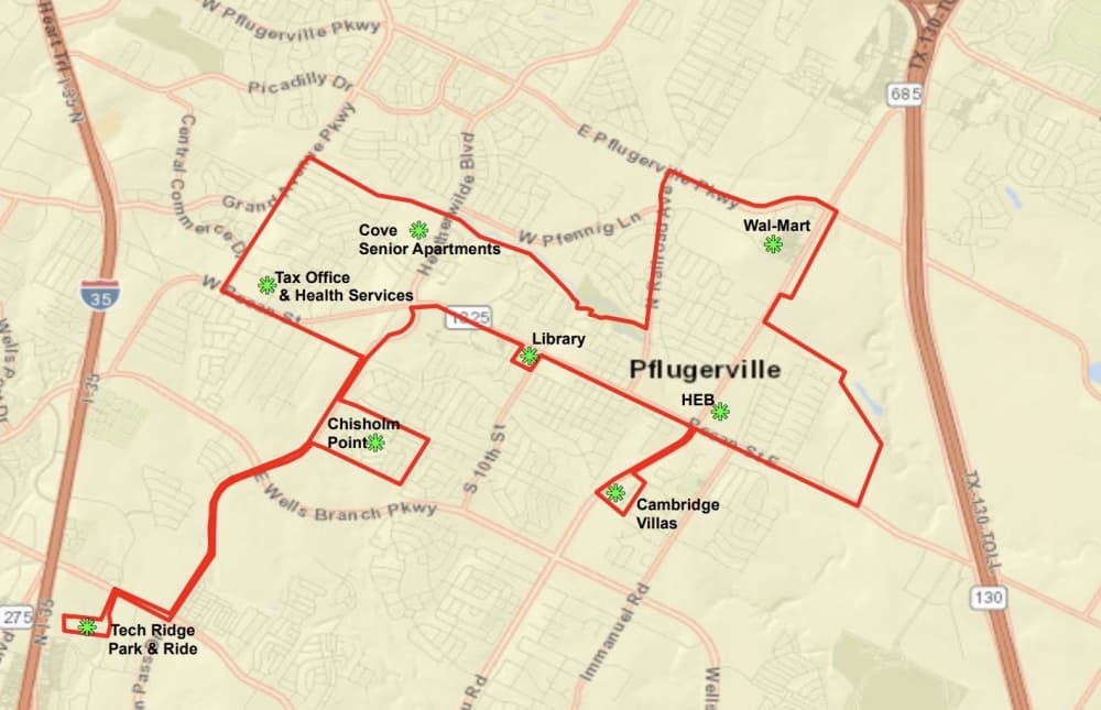 Pflugerville officials get update on passenger pilot pickup program to March 2022