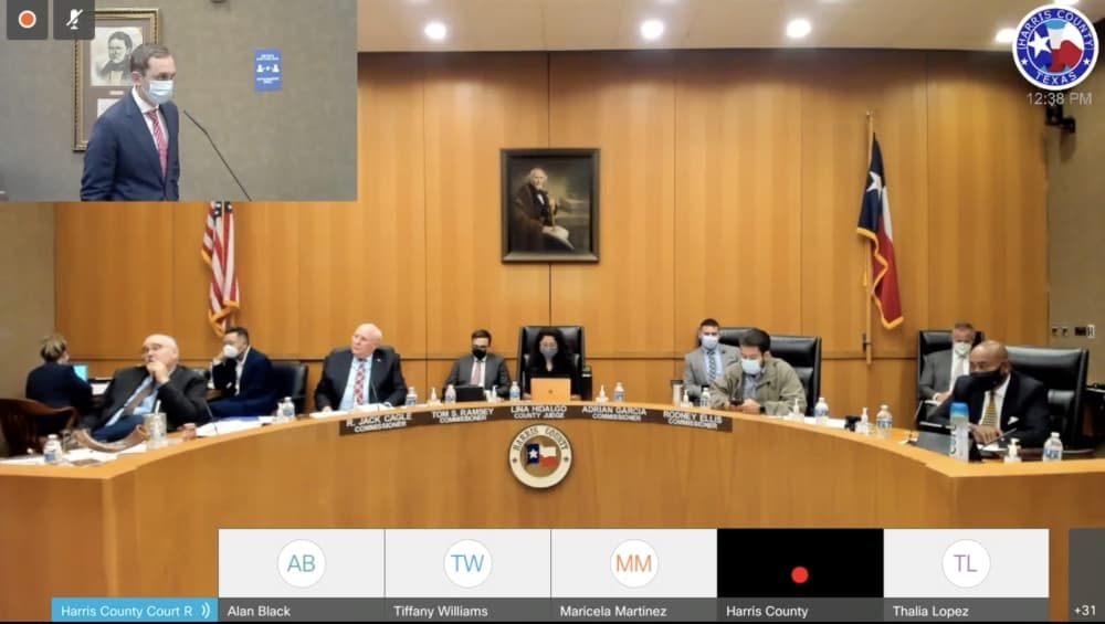 Harris County commissioners propose lower tax rates with split vote
