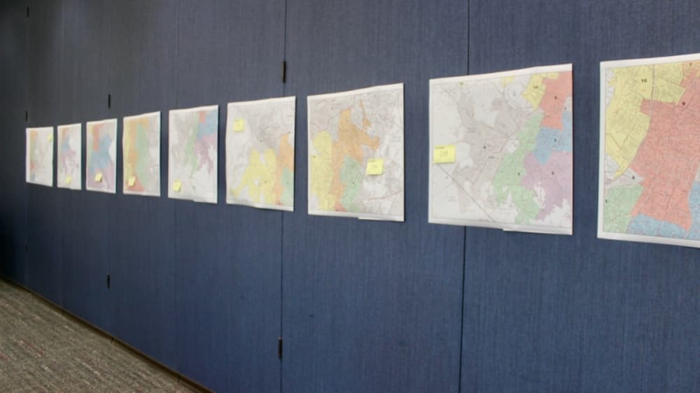 Austin's redistricting commission ran through consideration of all 10 City Council districts Sept. 15. (Ben Thompson/Community Impact Newspaper)