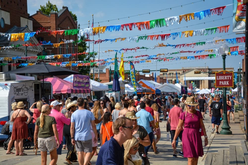 The theme for this year's GrapeFest is “Texas Wine. Come and Taste It!” (Courtesy Grapevine Convention and Visitors Bureau)