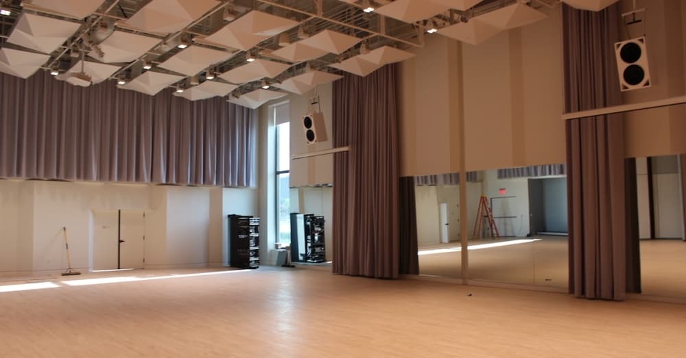 Rehearsal studio.