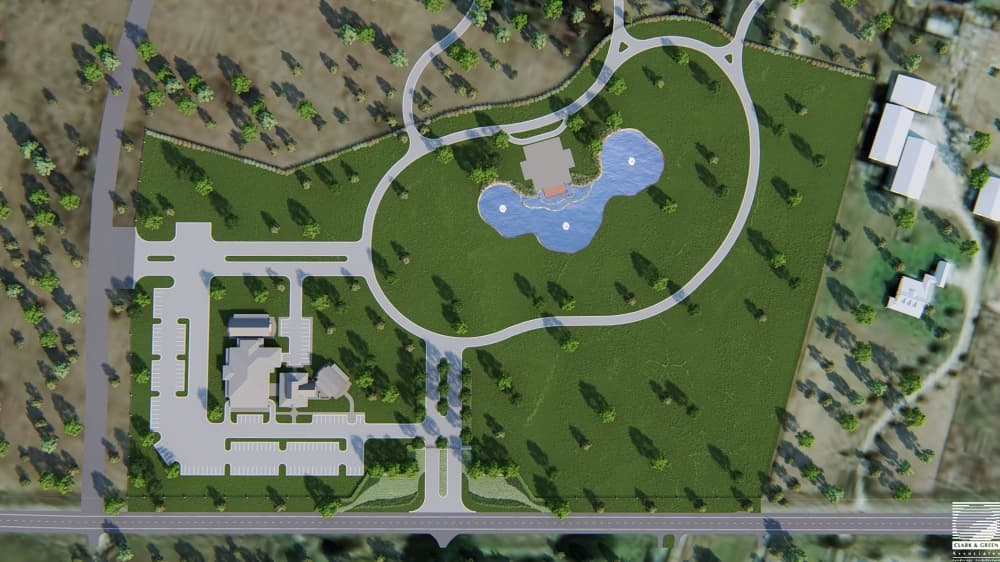 Forest Park Southwest Cemetery will feature an event center and offer a variety of funeral services. (Courtesy Service Corporation International)