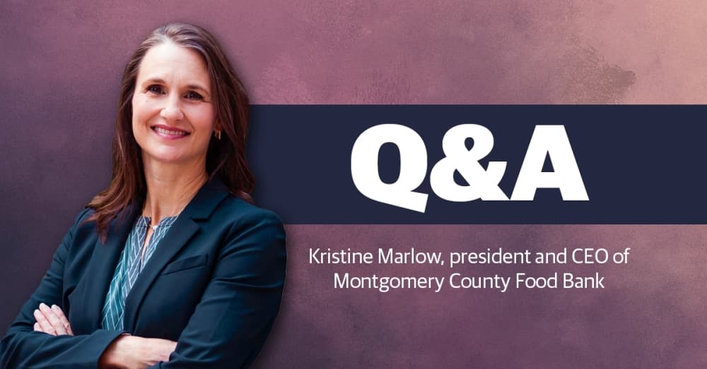 Q&A: Kristine Marlow Montgomery County Food Bank president and CEO