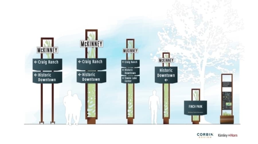 McKinney eyes designs for wayfinding signs; Plano House of Comedy reschedules opening and more DFW-area news